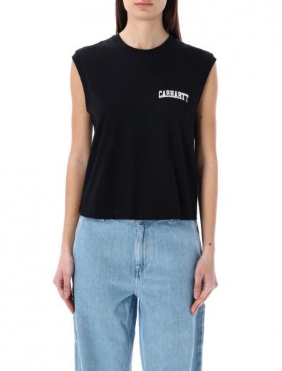 black university script a-shirt