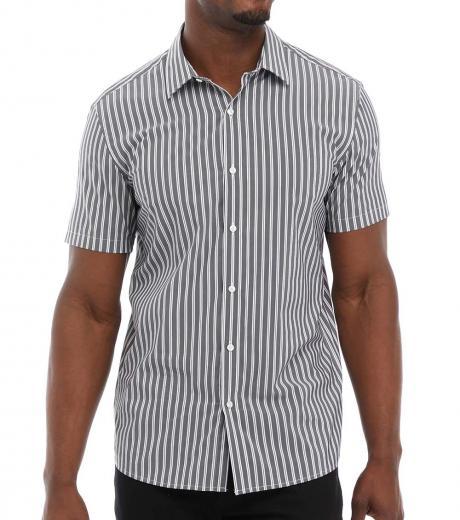 black vintage stripe shirt