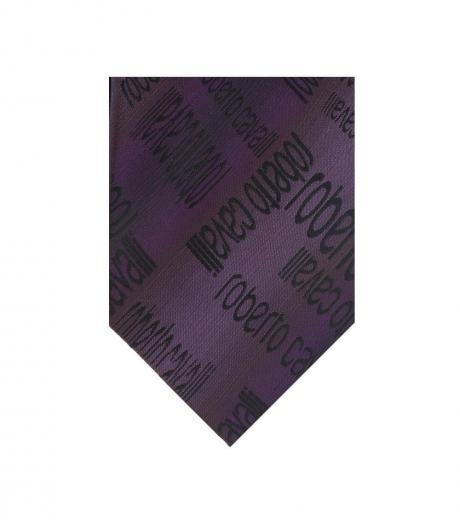 black violet ikat tie