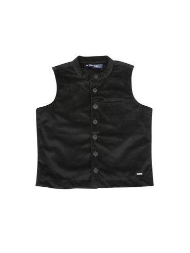 black waistcoat