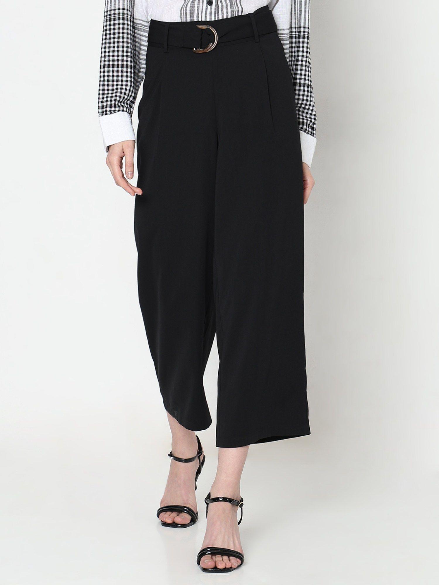 black wide leg pant (set of 2)