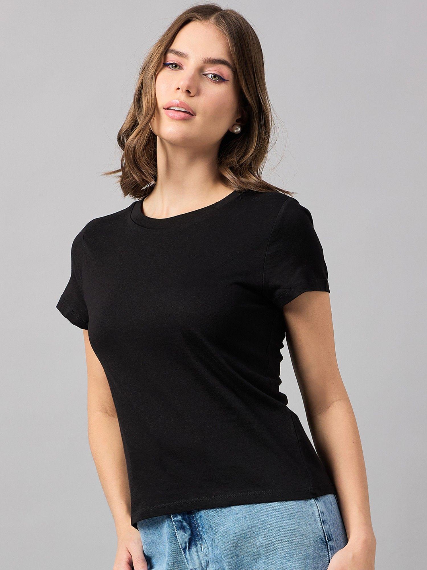 black women cotton t-shirt