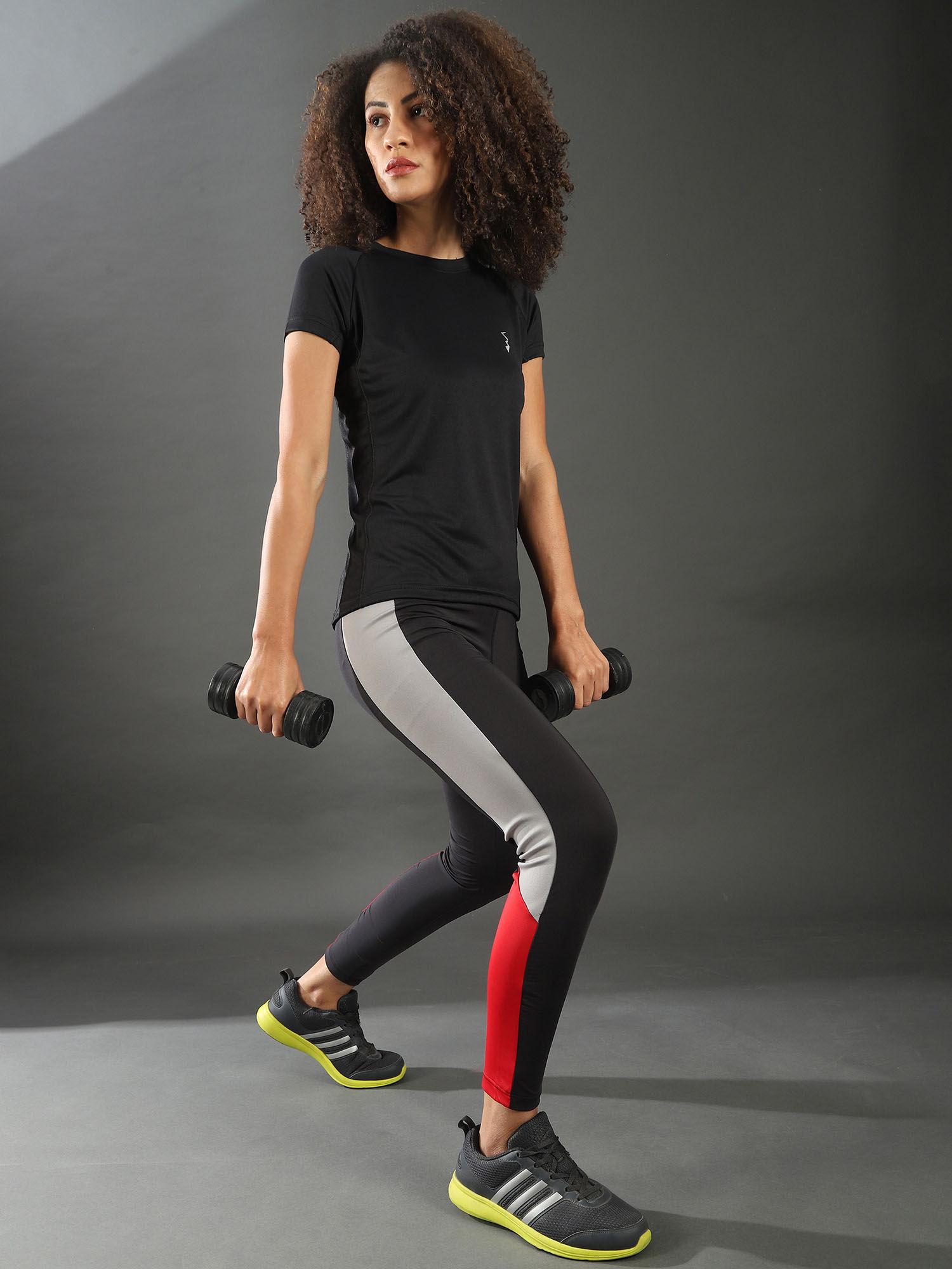 black women stylish sports tights