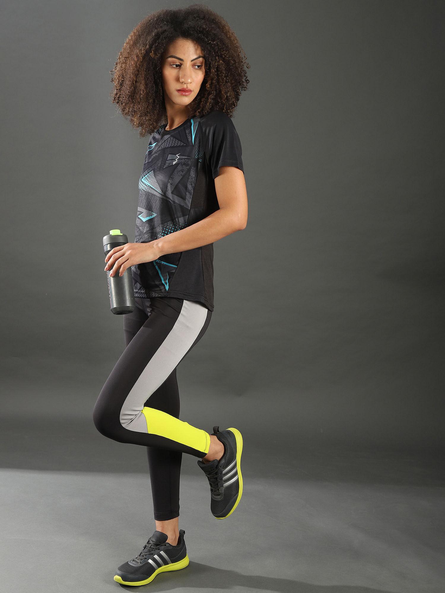 black women stylish sports tights