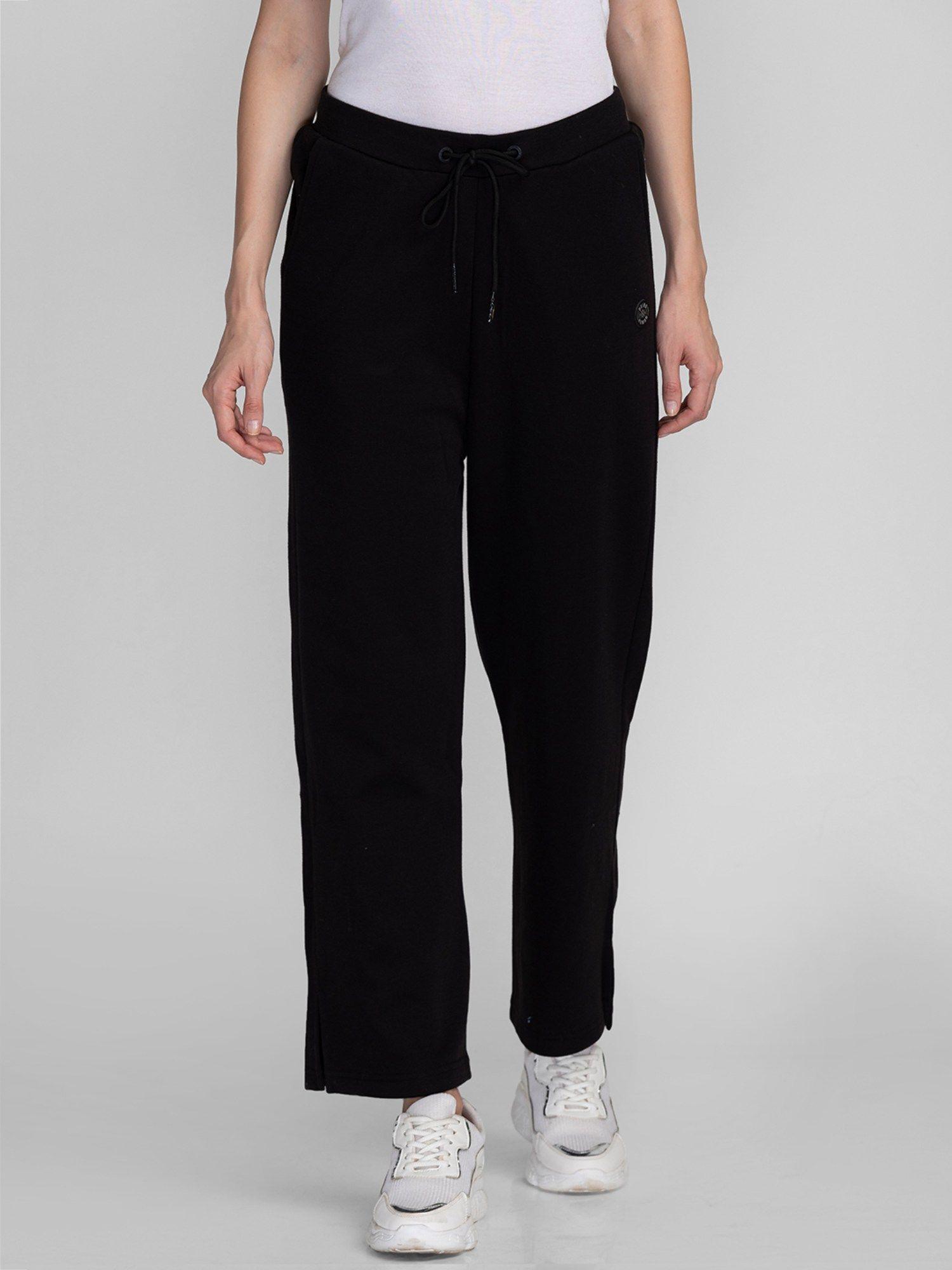 black womens trousers