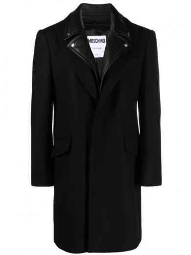 black wool coat