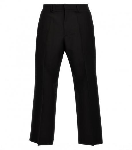 black wool pants