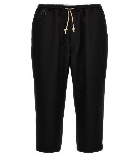 black wool pants