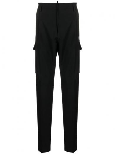 black wool trousers