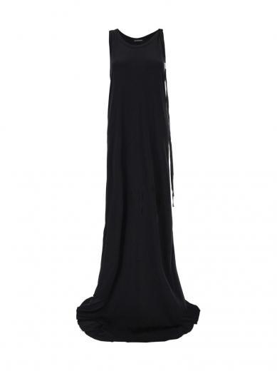 black x-long dress