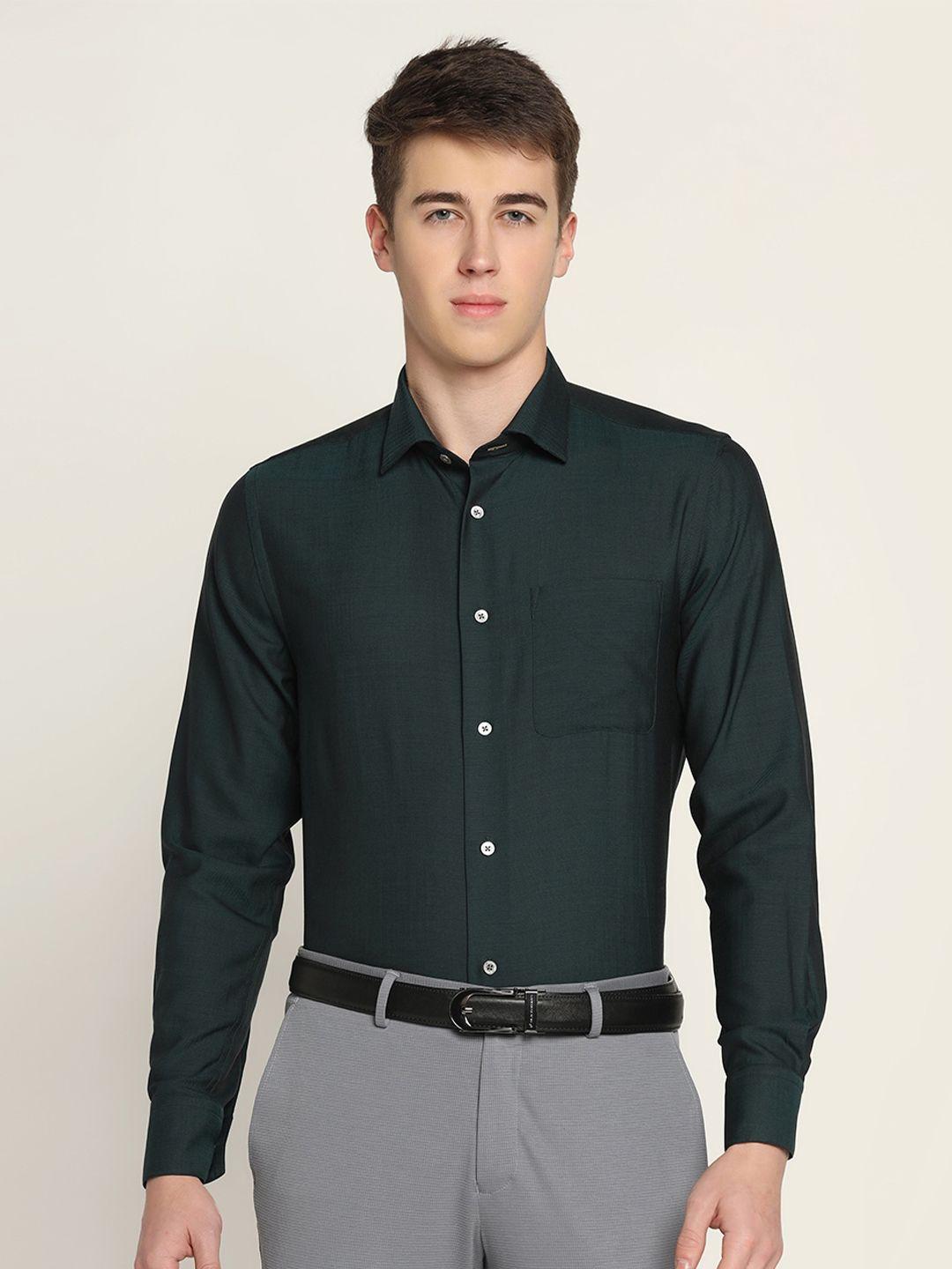 blackberrys slim fit pure cotton formal shirt