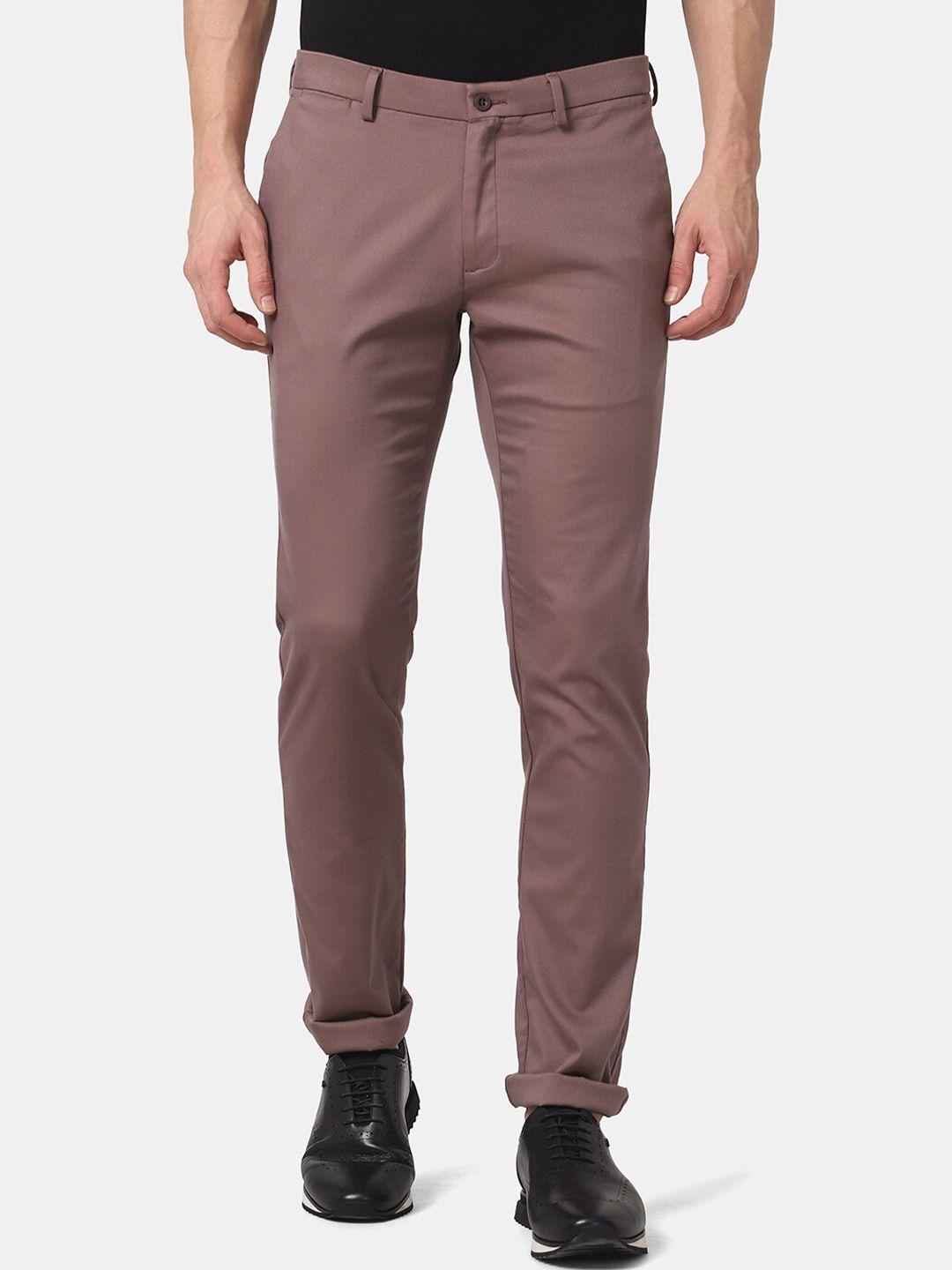 blackberrys techpro collection men pink slim fit low-rise trousers
