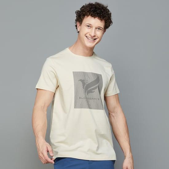 blackberrys casual men graphic printed t-shirt