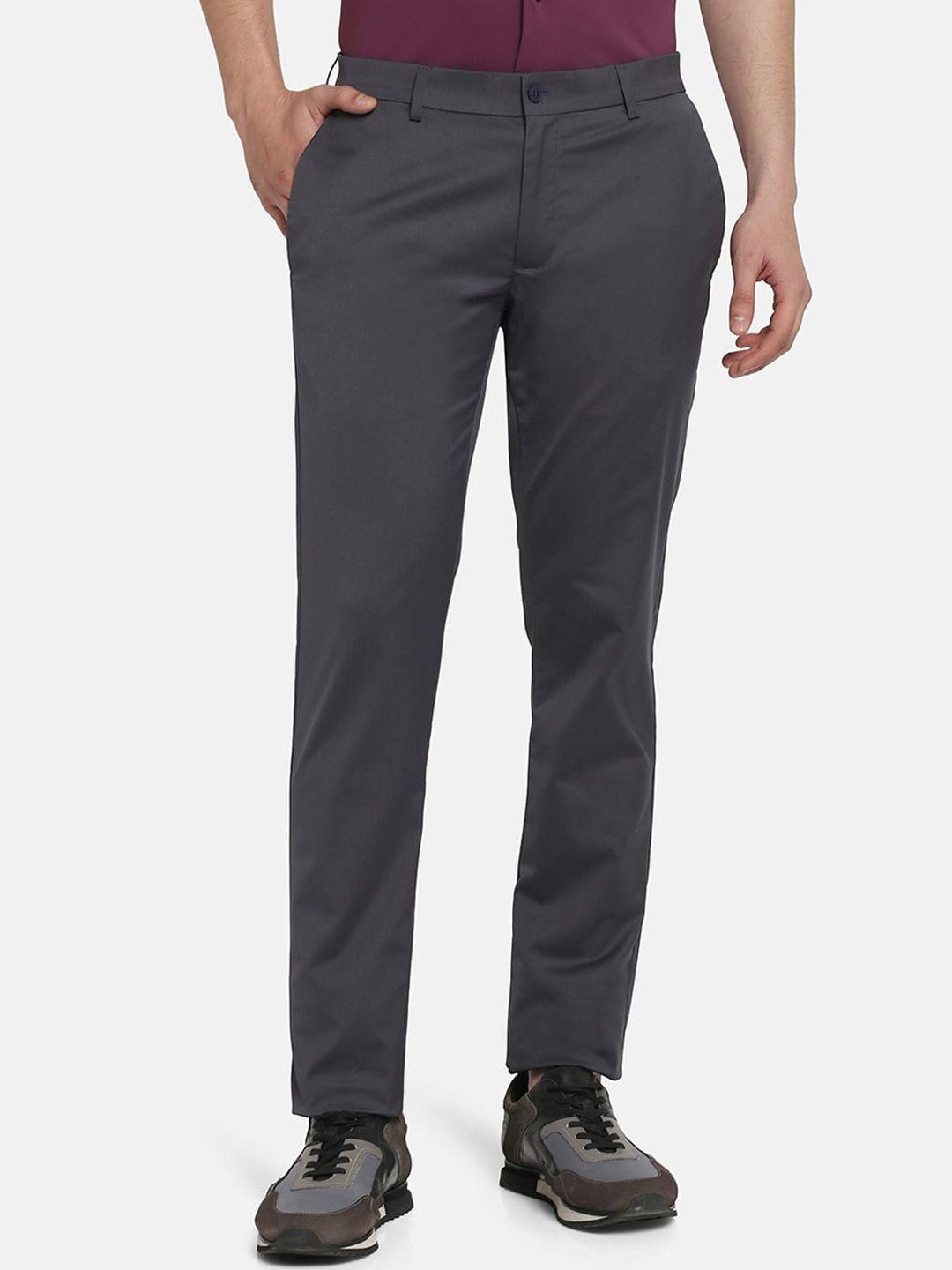 blackberrys men b-91 slim fit low-rise wrinkle free trousers