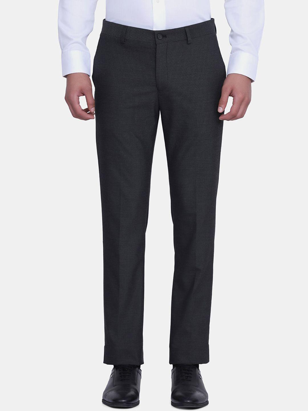 blackberrys men black b-95 slim fit trousers