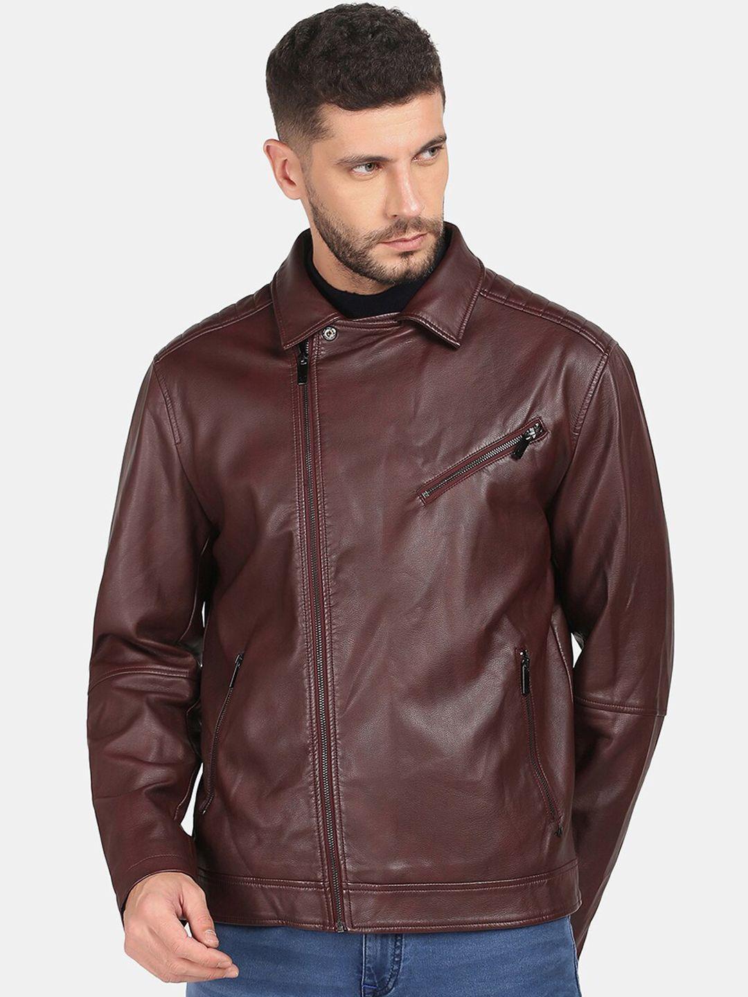 blackberrys men brown leather jacket