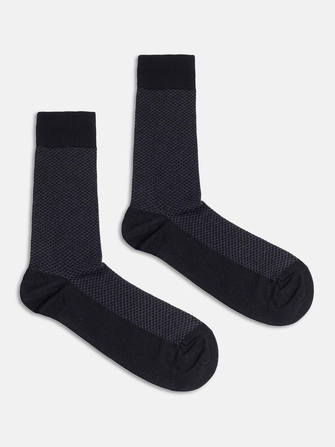 blackberrys men cotton calf-length socks