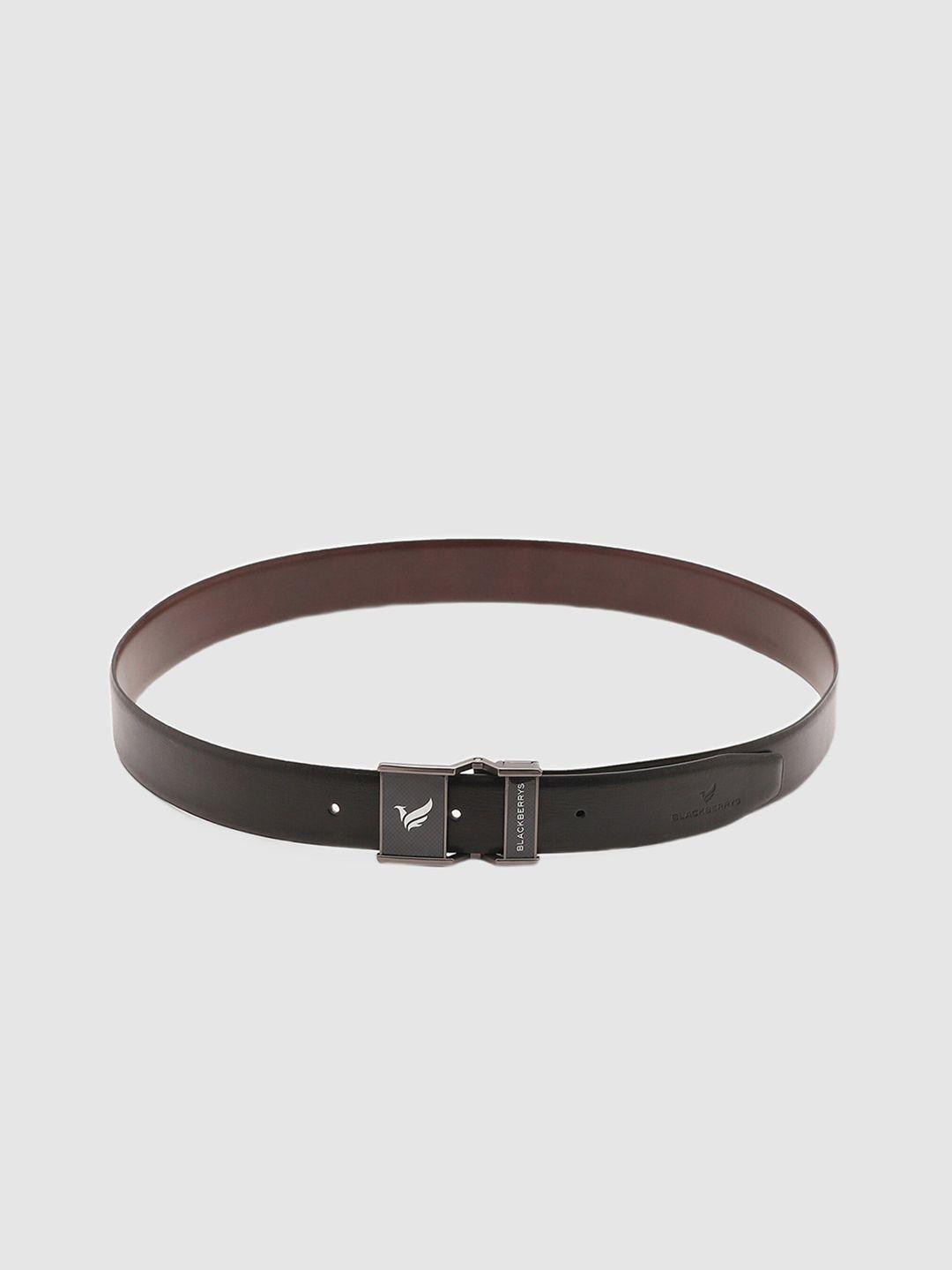 blackberrys men leather reversible formal belt