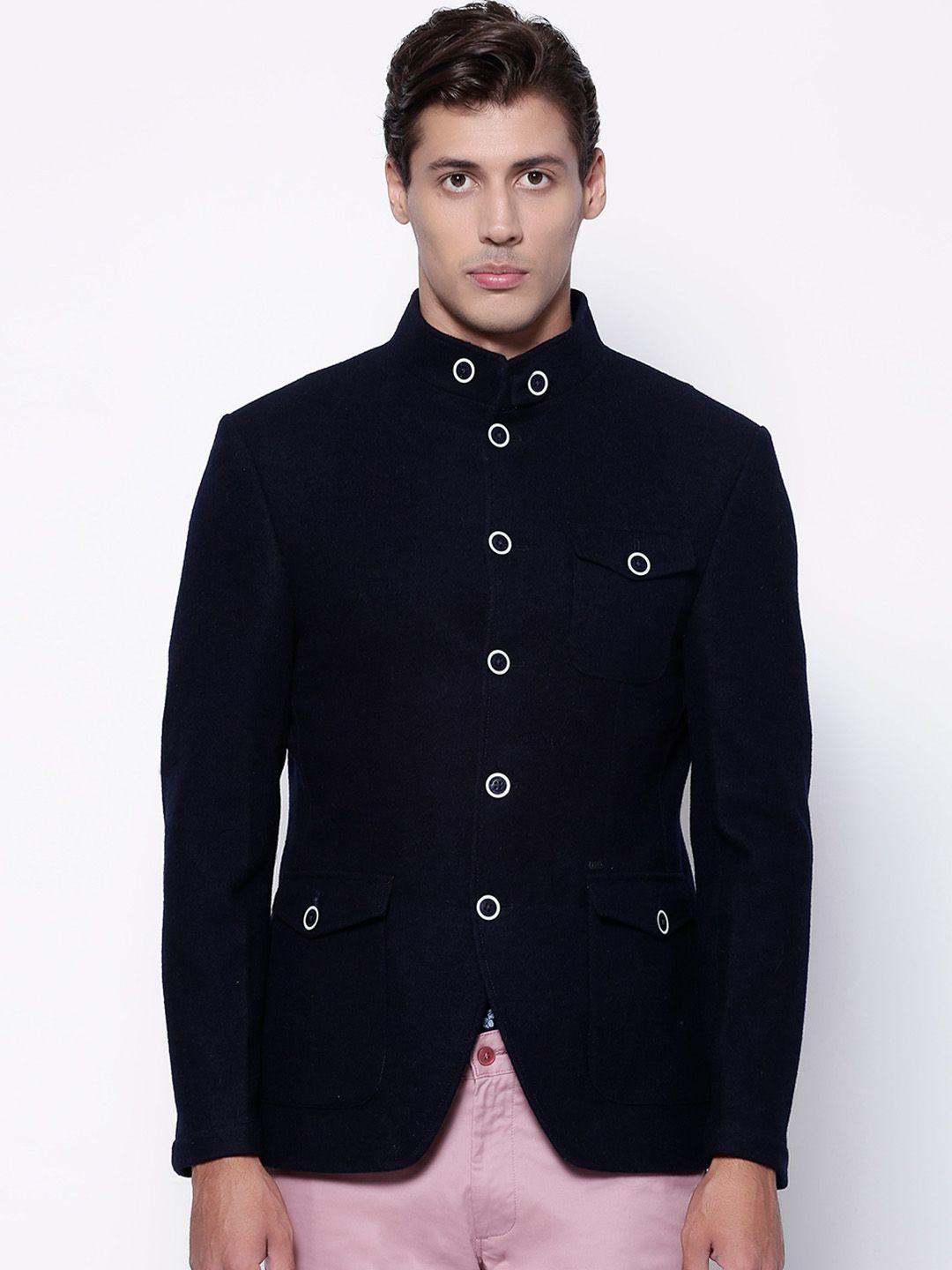 blackberrys men navy blue tailored jacket