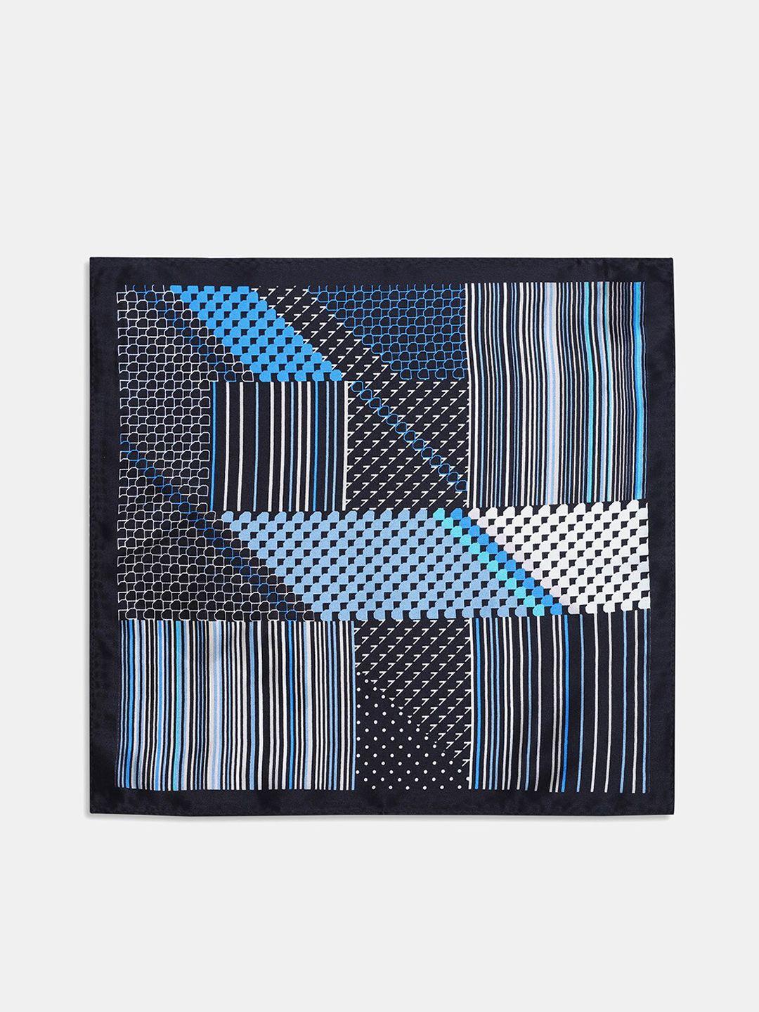 blackberrys men printed pocket squares