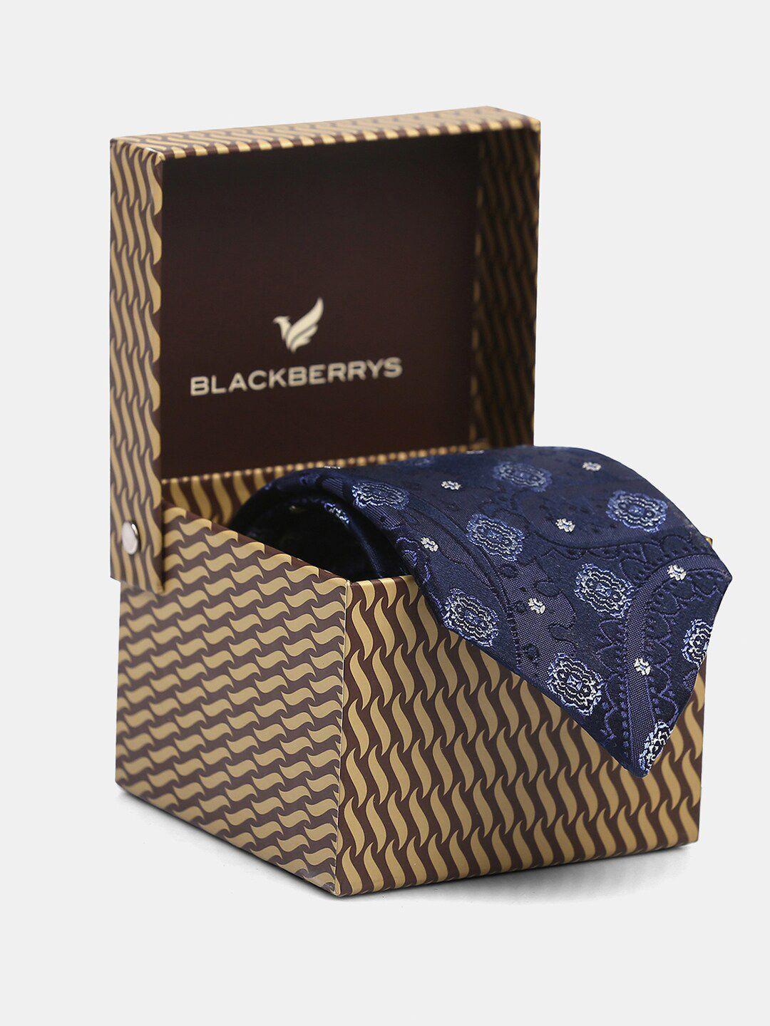 blackberrys men printed skinny tie