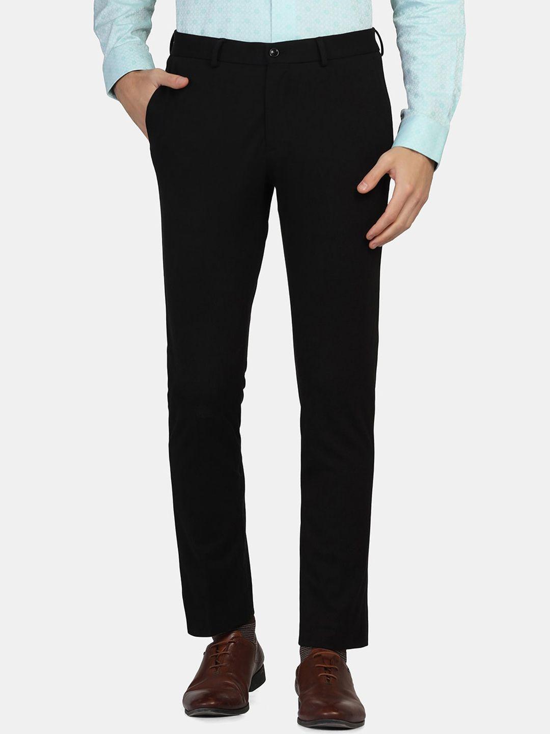 blackberrys men slim fit low-rise trousers