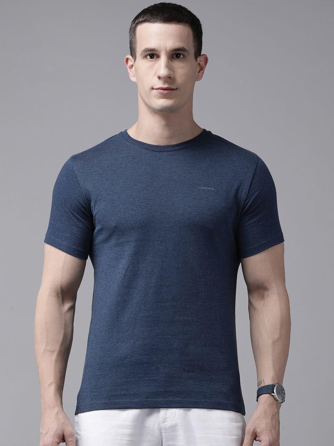 blackberrys men solid slim fit t-shirt