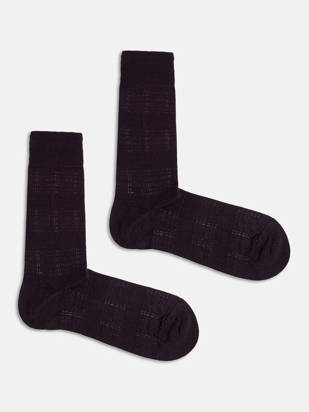 blackberrys men striped cotton calf length socks