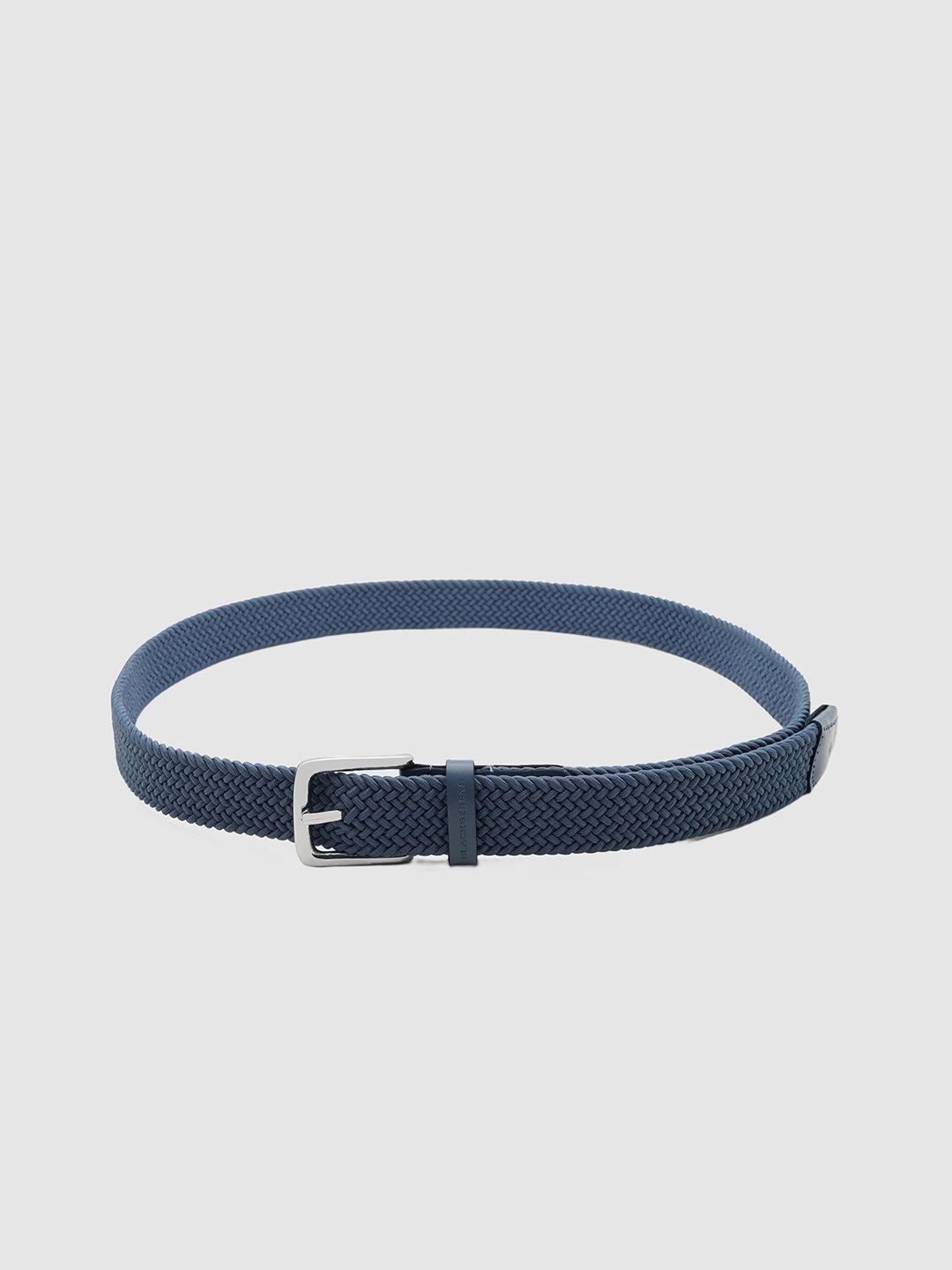 blackberrys men textured leather belt