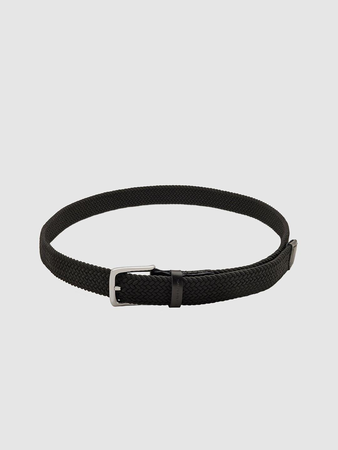 blackberrys men textured leather belt