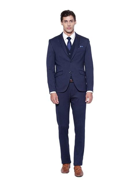 blackberrys navy striped 3-piece suit