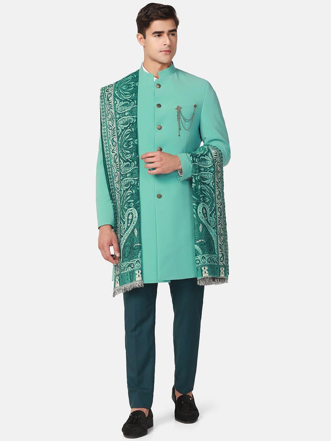 blackberrys slim-fit bandhagala 2pc ethnic party suit