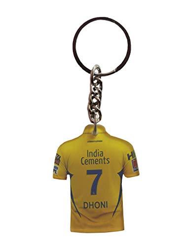 blacktail chennai superkings keychain, csk keychain, chennai super kings key chain (multicolor)