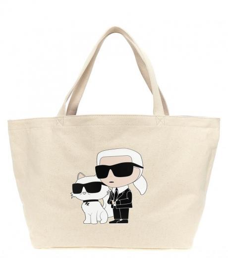 blackwhite k/ikonik shopping bag
