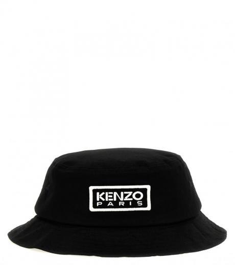 blackwhite kenzo tag bucket hat