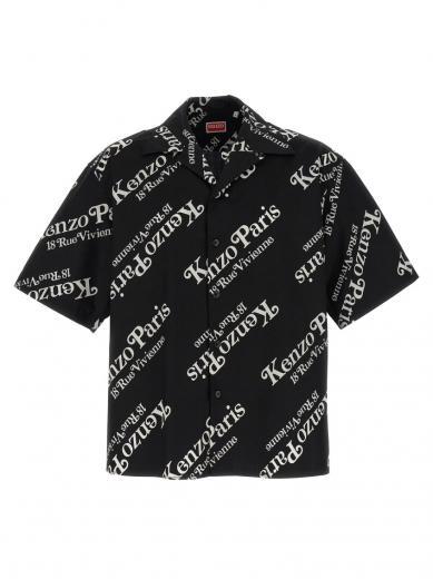 blackwhite logo print shirt