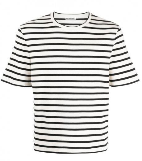 blackwhite striped cotton t-shirt