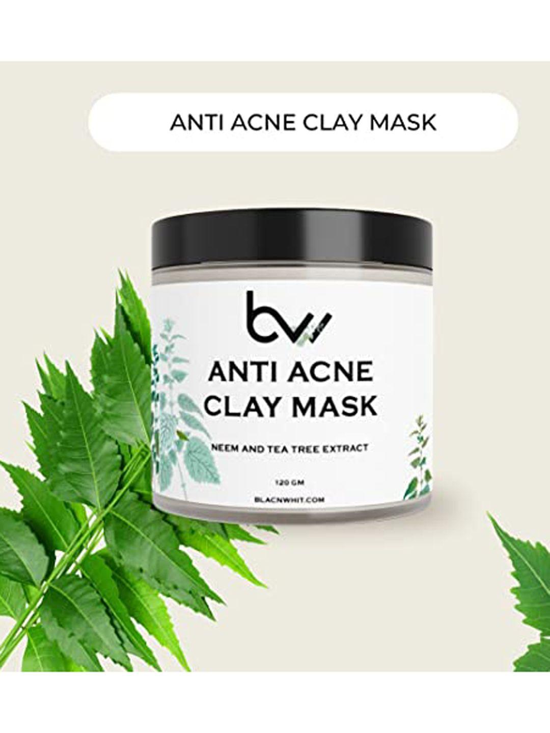blacnwhit anti acne clay mask 120gm