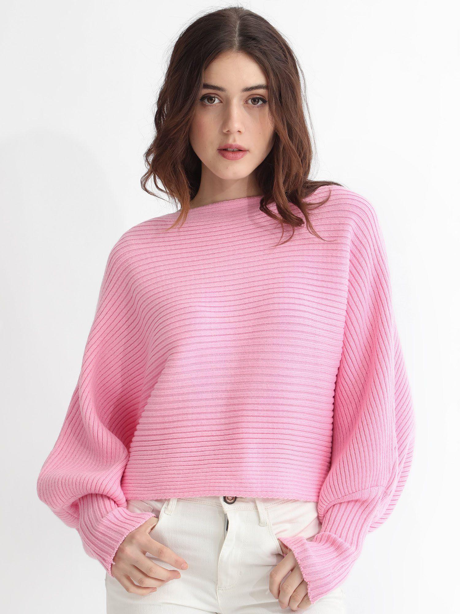 blaire light pink knitted sweater