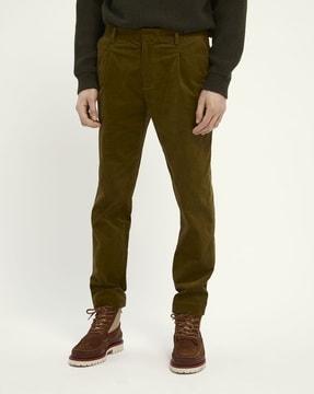 blake slim fit pleated trousers