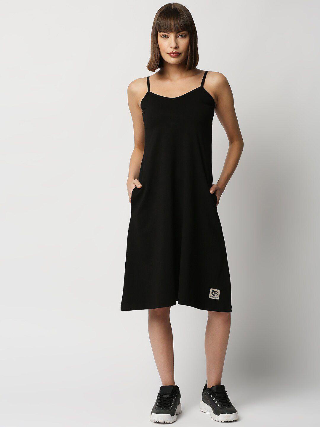 blamblack black a-line dress