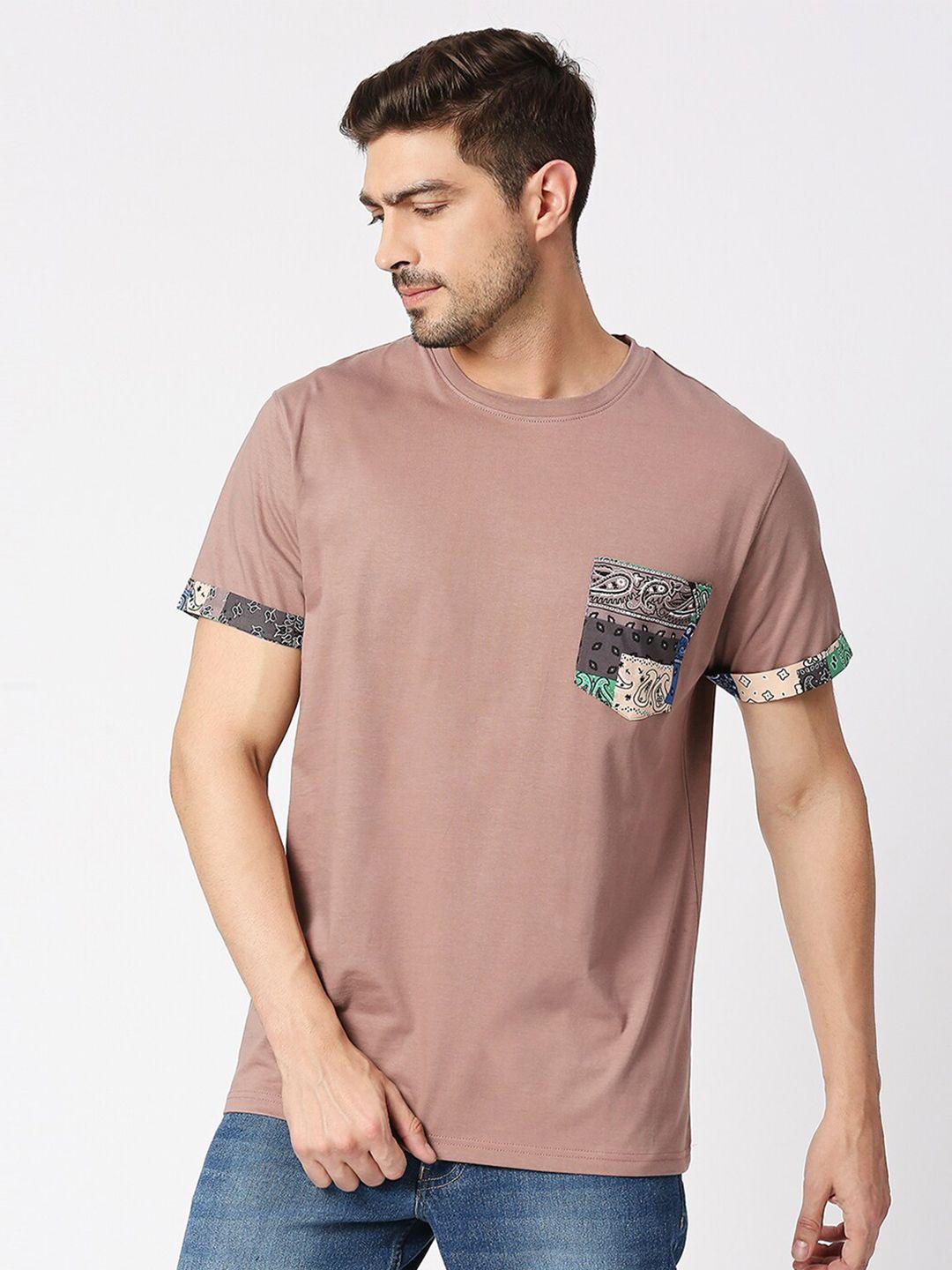 blamblack round neck short sleeves cotton t-shirt