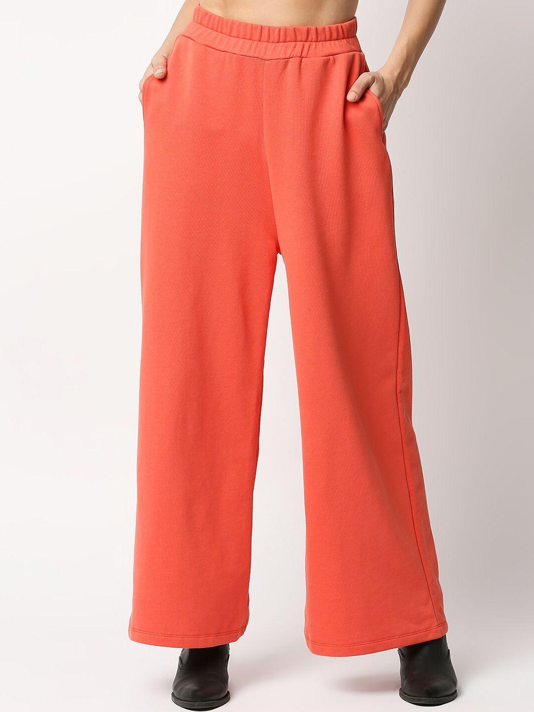 blamblack women solid track pant