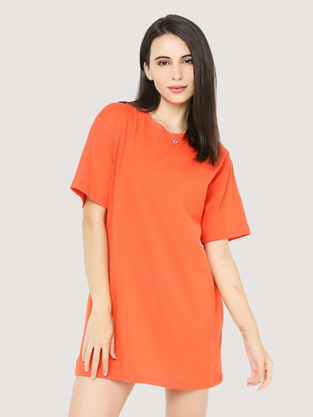 blancd women orange t-shirt