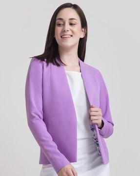 blazer with insert pockets