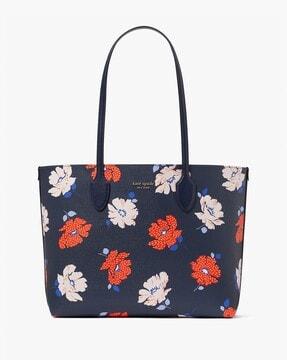 bleecker dotty floral large tote