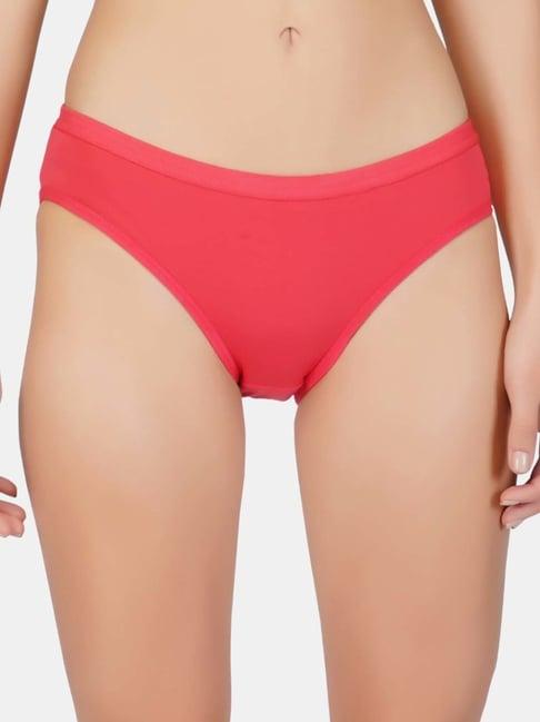 bleeding heart coral plain panty