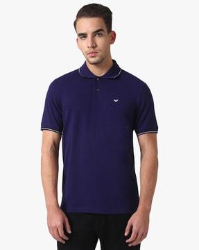 blended regular fit polo t-shirt