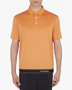 blended regular fit polo t-shirt