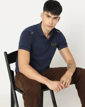 blended regular fit polo t-shirt